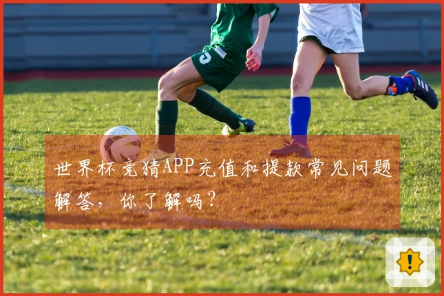 世界杯竞猜APP充值和提款常见问题解答，你了解吗？